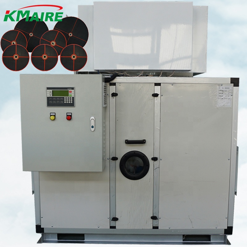 Rotary Desiccant Dehumidifier With Silica Gel Wheel Apply in Painting Surface Treatment Industry Area
